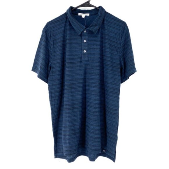 Threads 4 Thought Mens James Dirt Road Stripe Polo - L - Picture 2 of 7